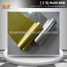 12mm Gold Silver Metalized Pet Film Used For Gravure